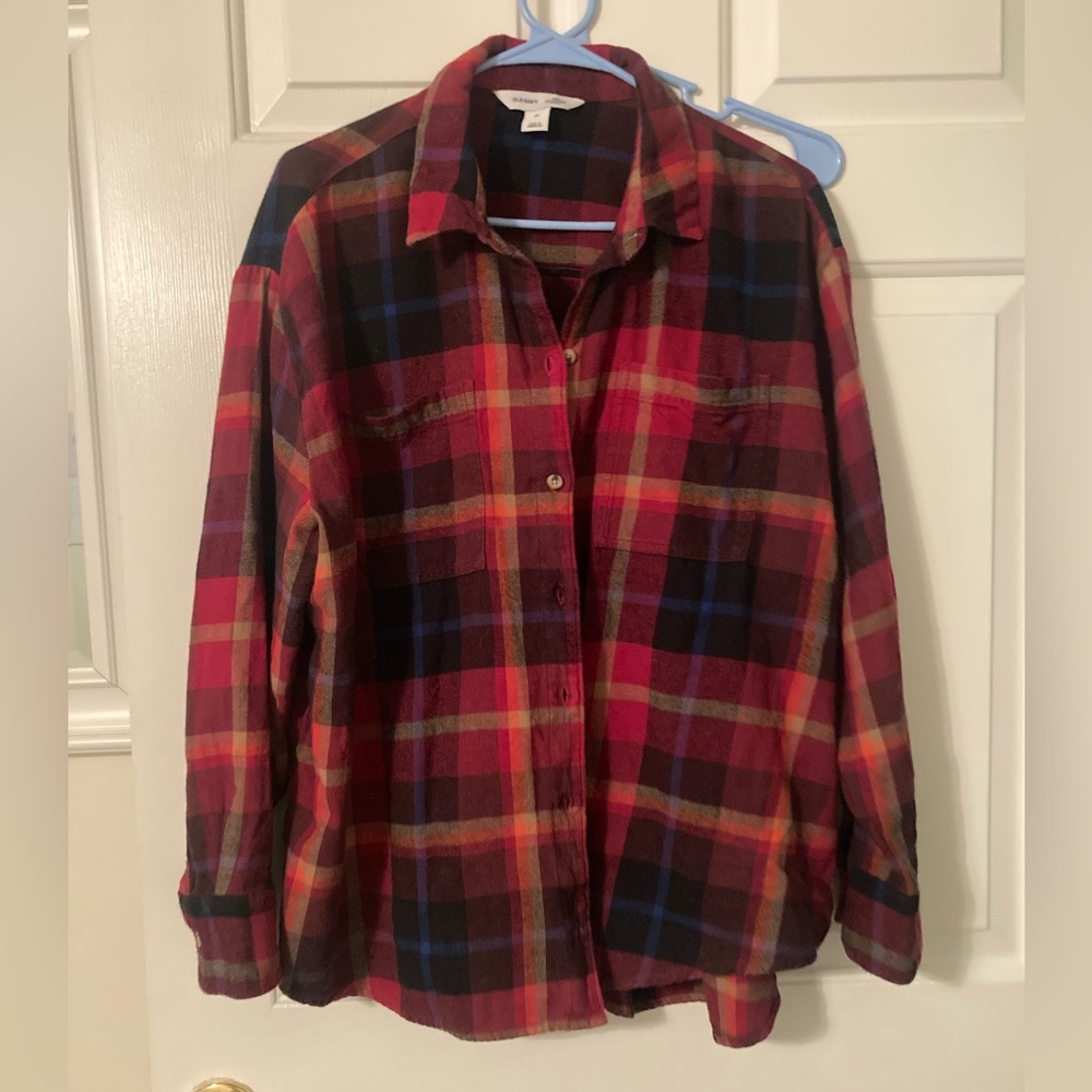Old Navy plaid button up